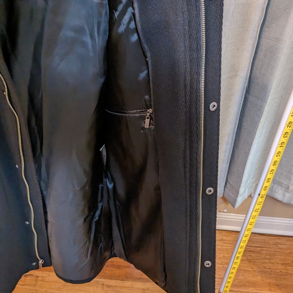 Cole Haan Coat made of 70% virgin wool Size XL in black - Picture 9 of 16